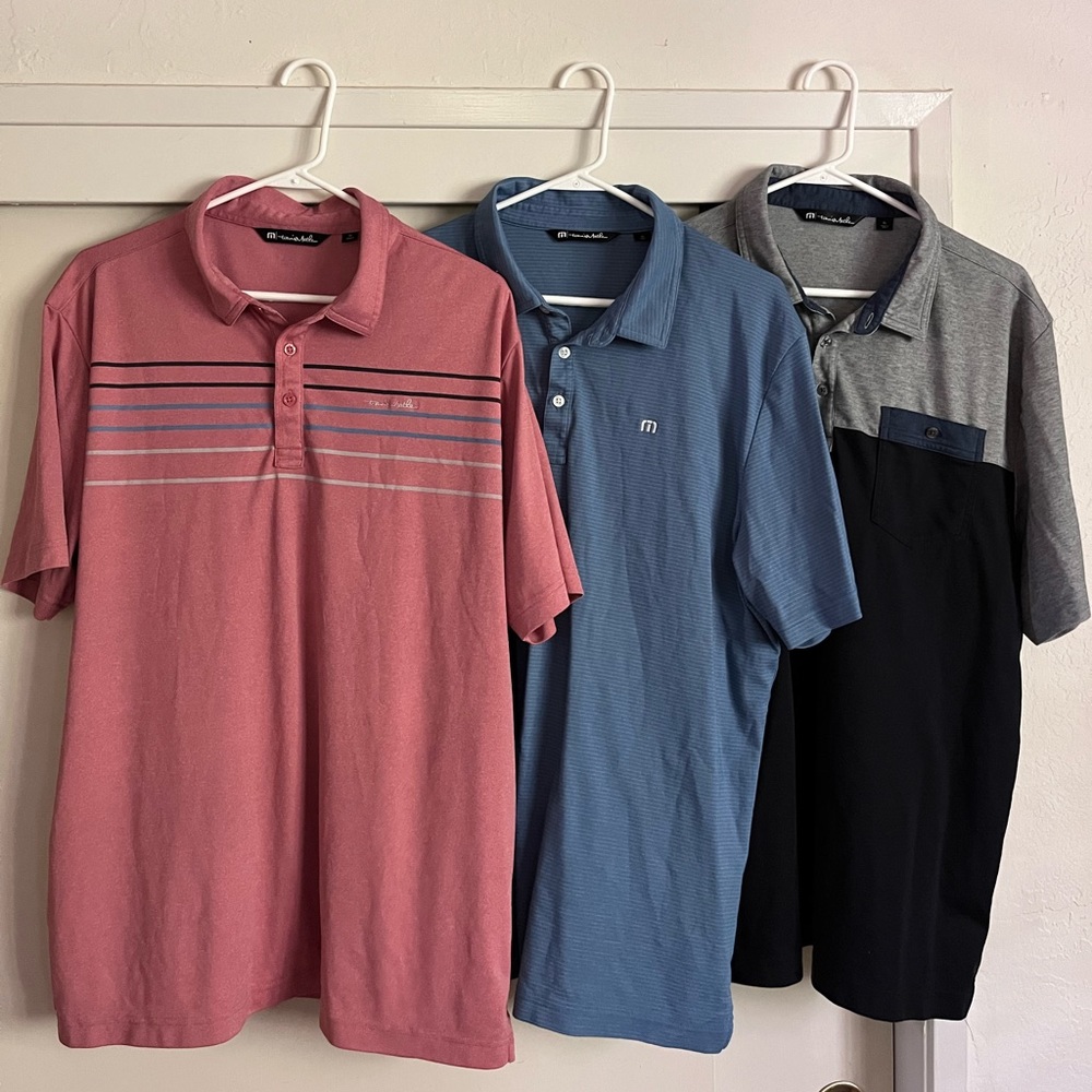 Lot of 3 Travis Mathew polos